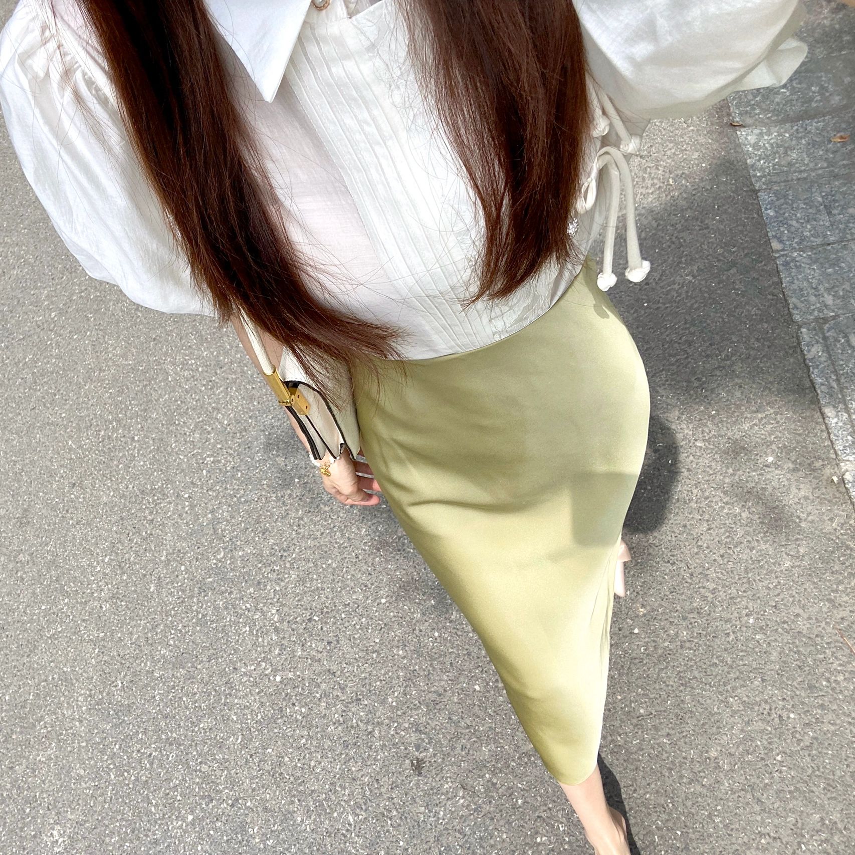美女穿搭身材自拍散步(日常穿搭)-喵神素材库