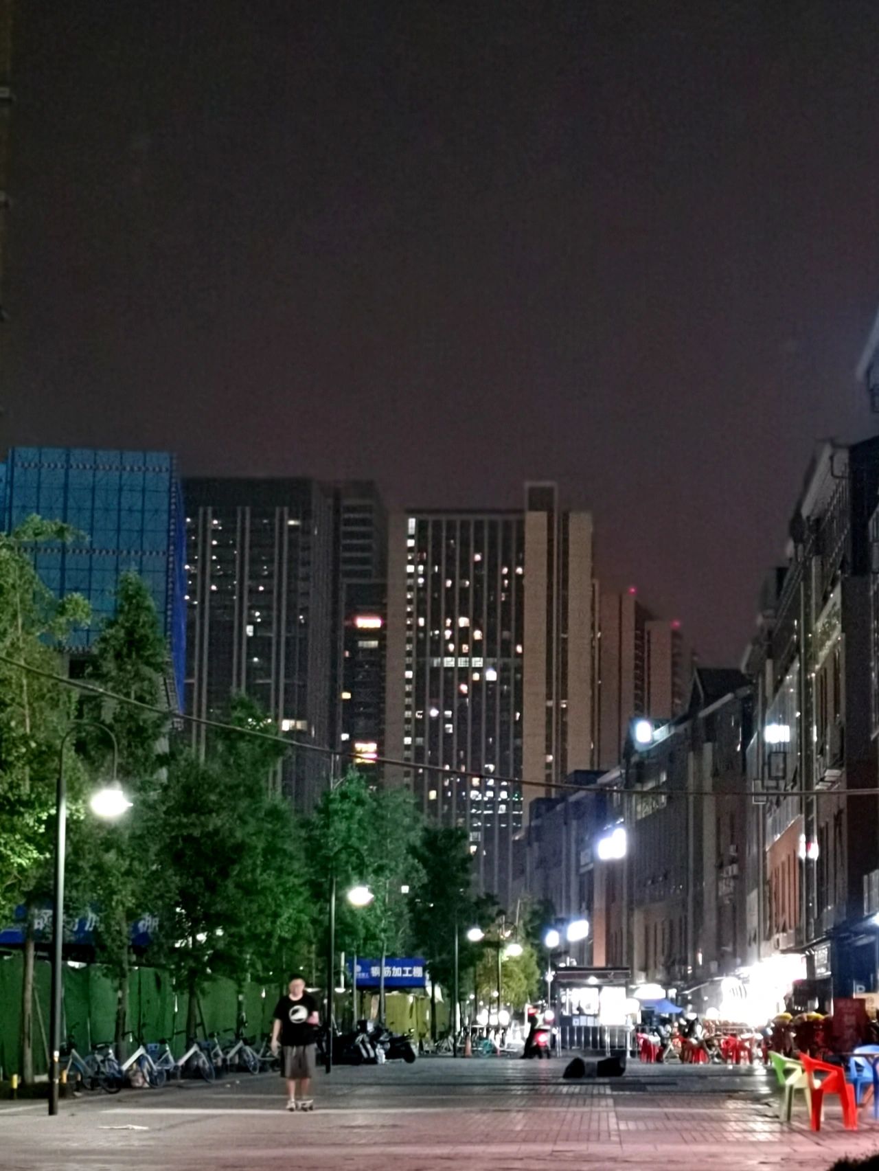 晚上灯光夜景散步(酒依然是我遥不可及的梦)-喵神素材库