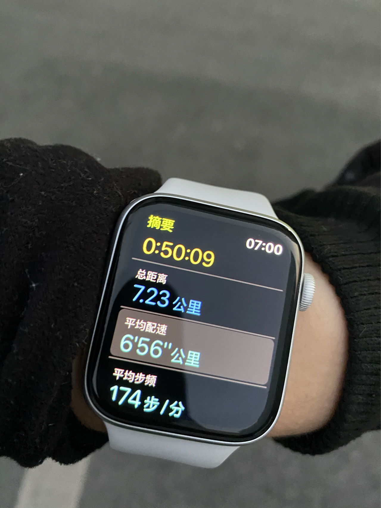 晨跑跑步运动健身打卡(跑步的时候特别讨厌有人在前面抽烟。。 )-喵神素材库