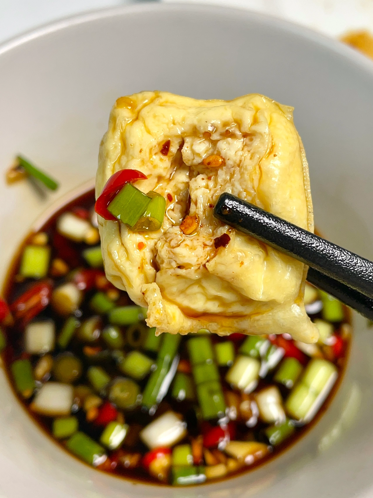 3美食小吃自己做饭(包浆豆腐吃起来太方便了吧)-喵神素材库