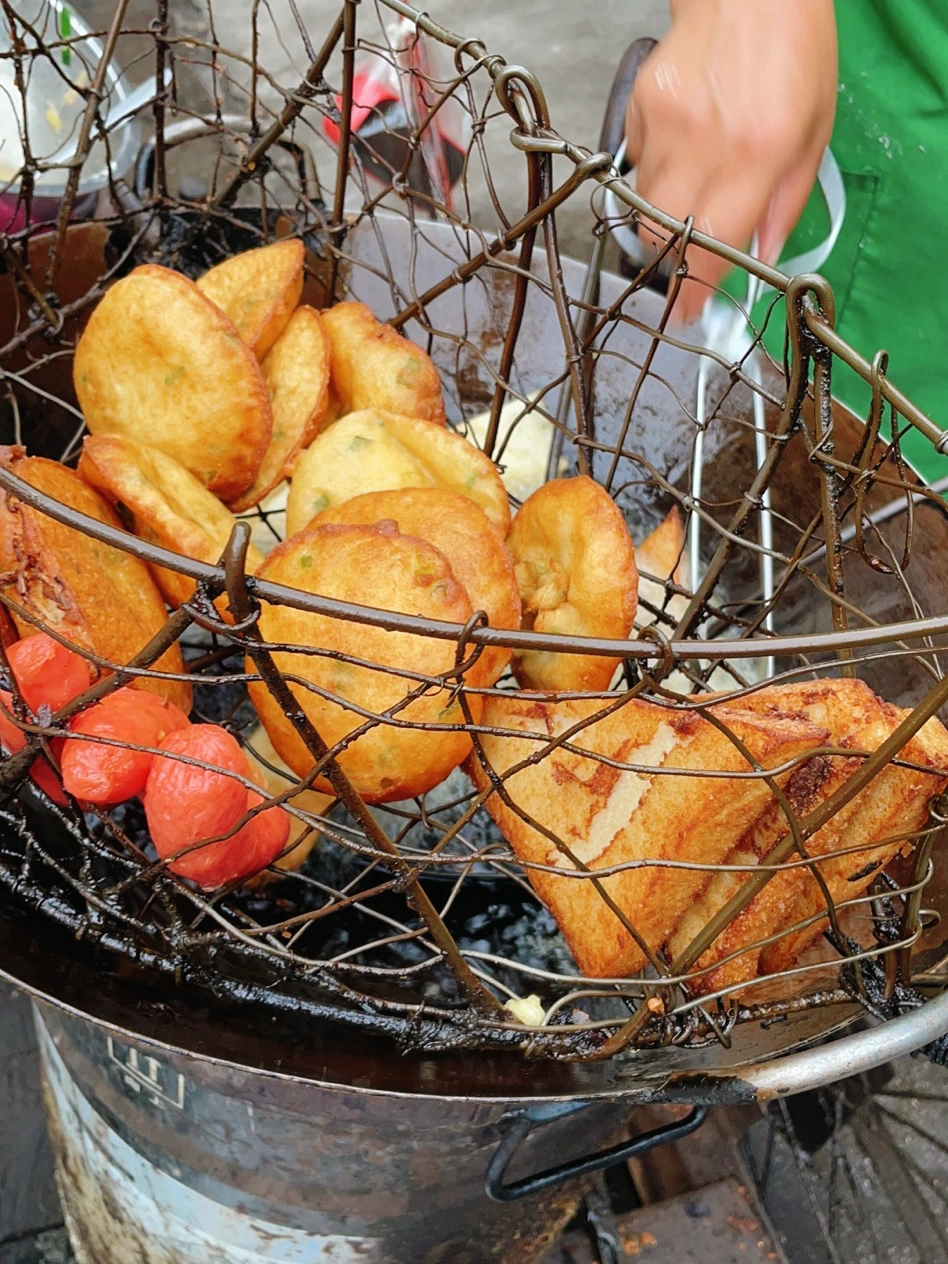 美食小吃路边摊(油饼、萝卜糕真的是……绝绝子！ )-喵神素材库