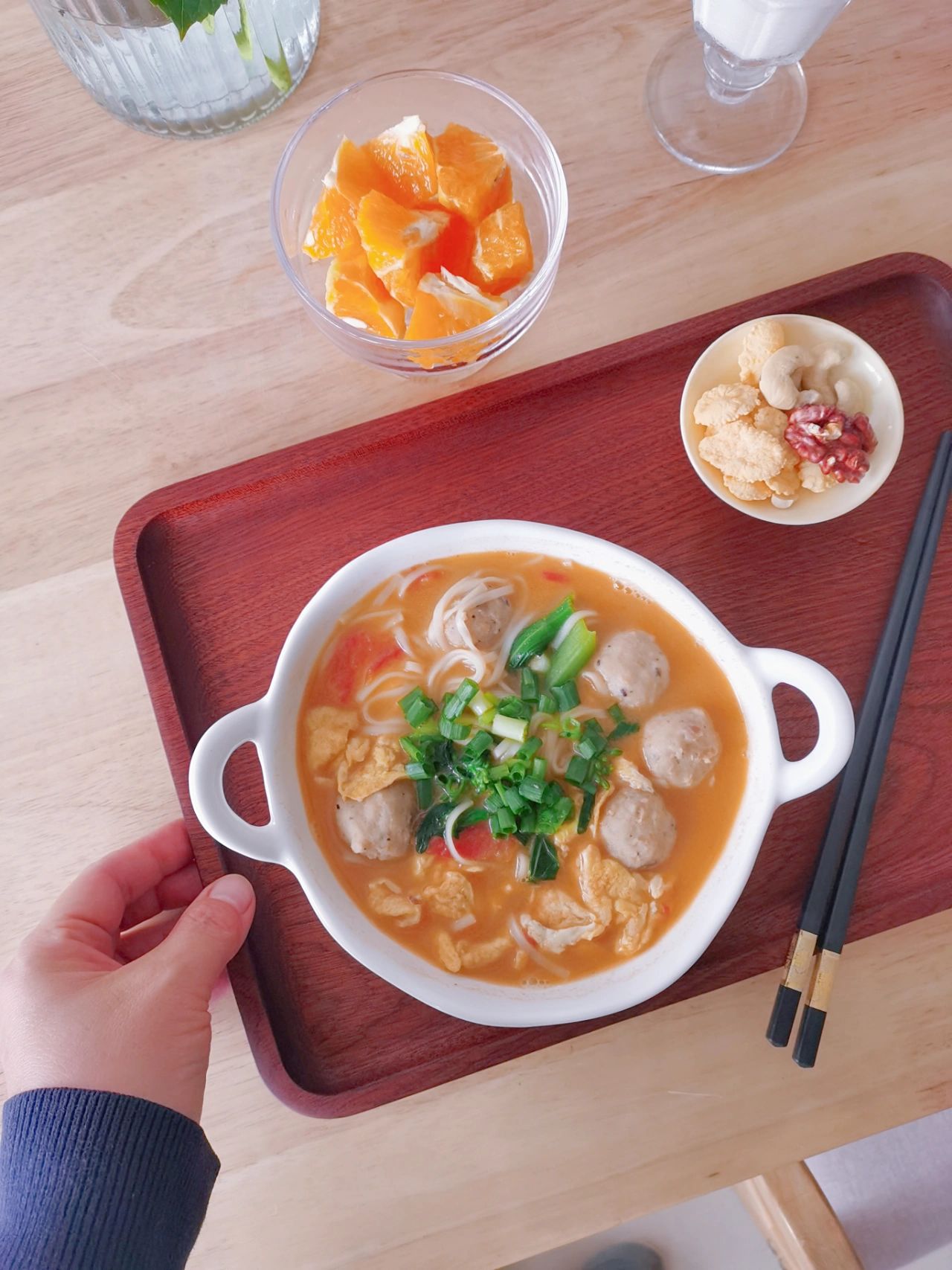 自己做饭早餐营养餐早茶(今天的早餐长这样 ​​​ )-喵神素材库