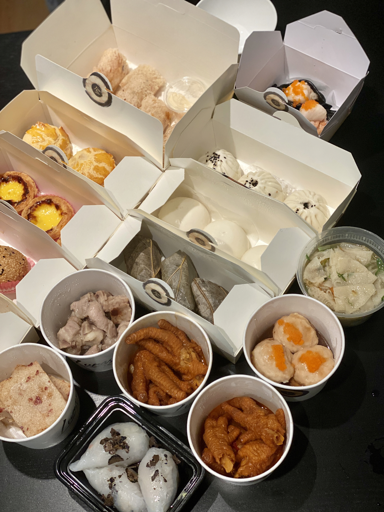 3金凯旋宫早茶早餐外卖(周末点了最喜欢的早茶外卖 ，外卖送来还是热的，包装整齐，跟在店里吃差不多。)-喵神素材库