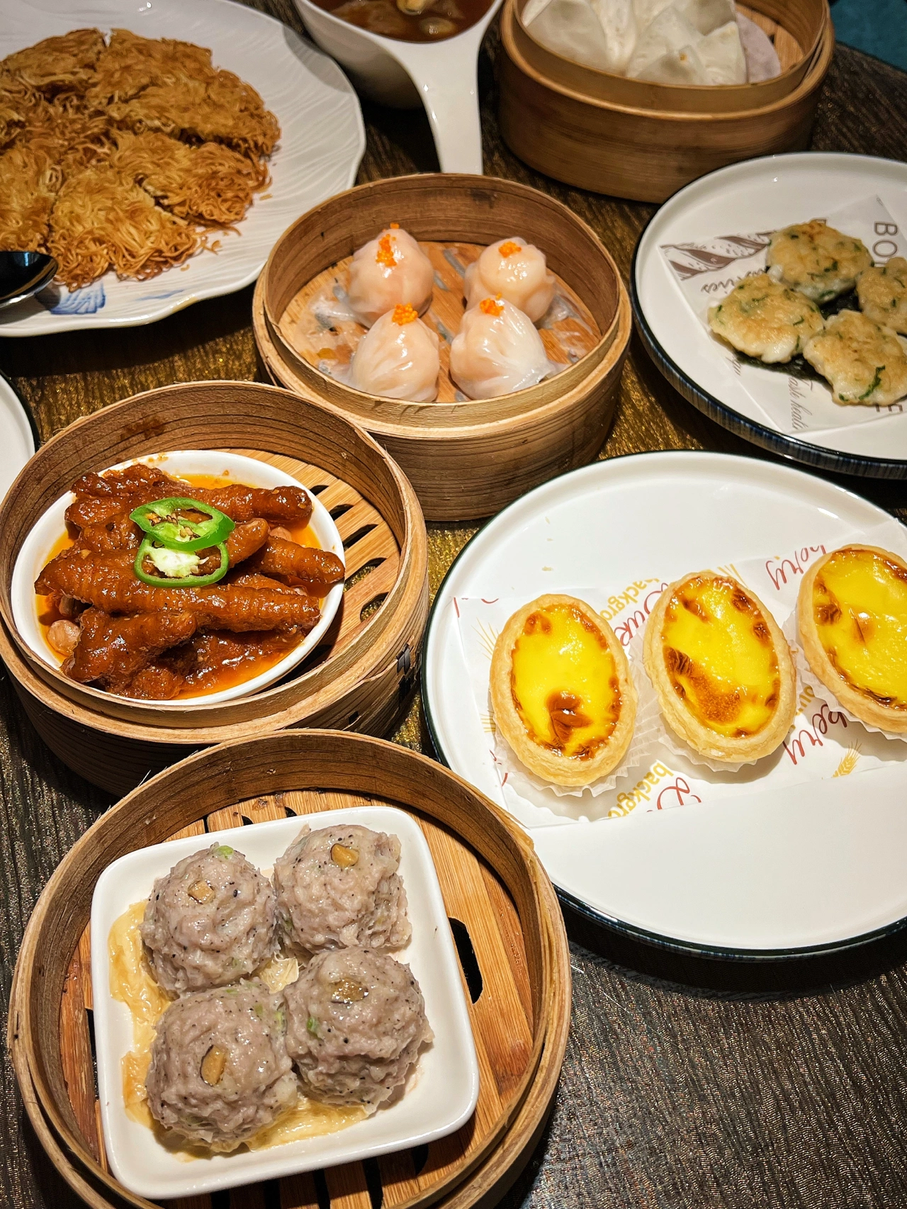 2广式早茶美食早餐早点凤爪(广东人的生活又怎么可以缺少早茶呢~)-喵神素材库