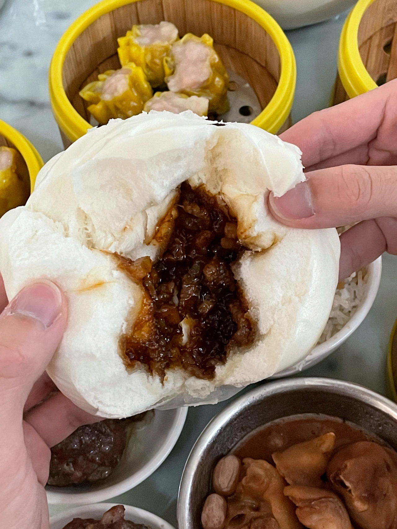 3美食早茶糕点早餐广州强记早茶(据说这家是30年的老字号早茶店)-喵神素材库