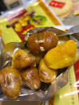 零食薯片美食小吃零嘴追剧休闲(一到冬天我就会买哈！！四五块一包！全是板栗仁的那种！！不要剥壳！就是栗子比较小！但是超甜！直接甜到我心 上边还有亮晶晶的糖渍！！就是分量感觉比去年少了 但是更好吃了！)-喵神素材库
