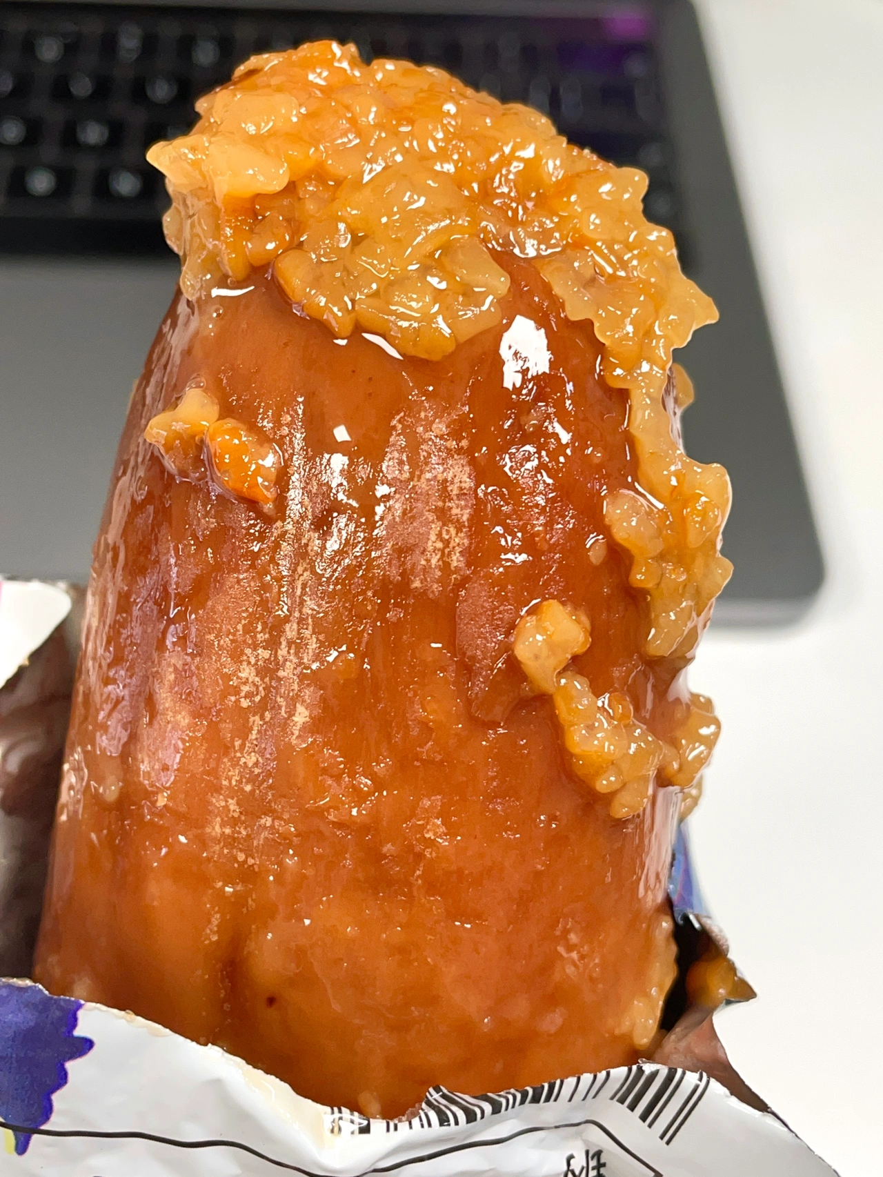 美食零食日常(分量真的足，藕断里头塞满了糯米，真的软糯！每一口都拉丝的那种，甜度也刚好，直接啃太好吃了)-喵神素材库