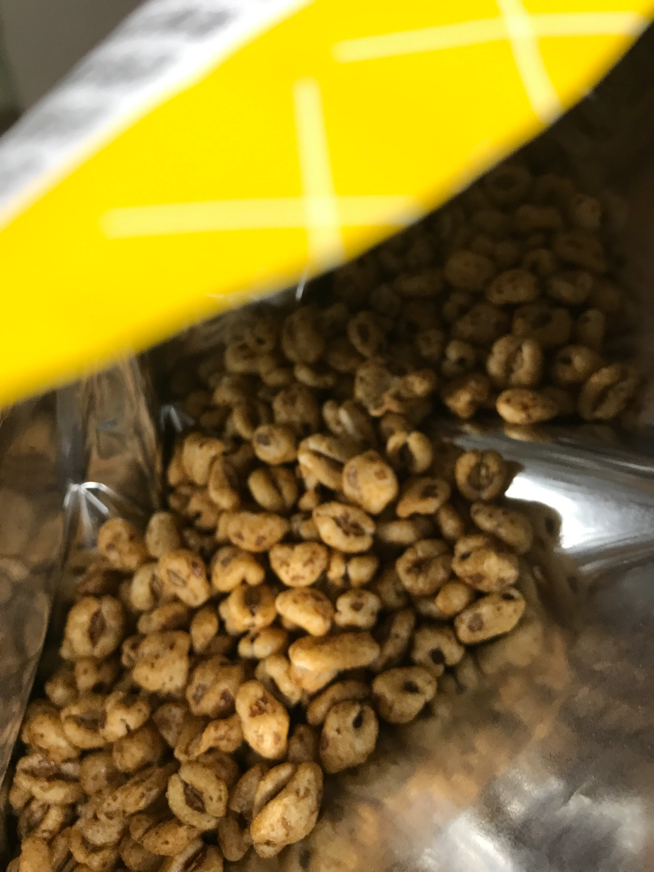 3购物网购零食韩国进口克丽安大麦粒爆米花(味道还可以)-喵神素材库