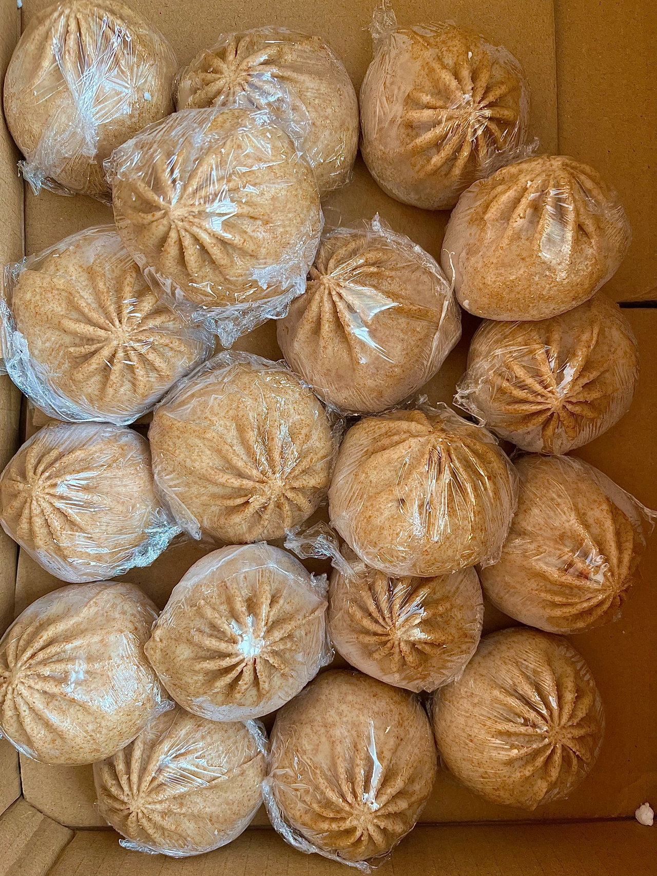 2减脂减肥速食全麦包子零食小吃(纯全麦的包子，减脂期也可以吃！)-喵神素材库