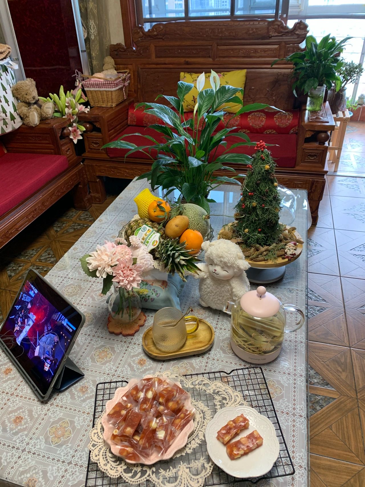 零食水果软糖追剧客厅(威夷果软糖 )-喵神素材库