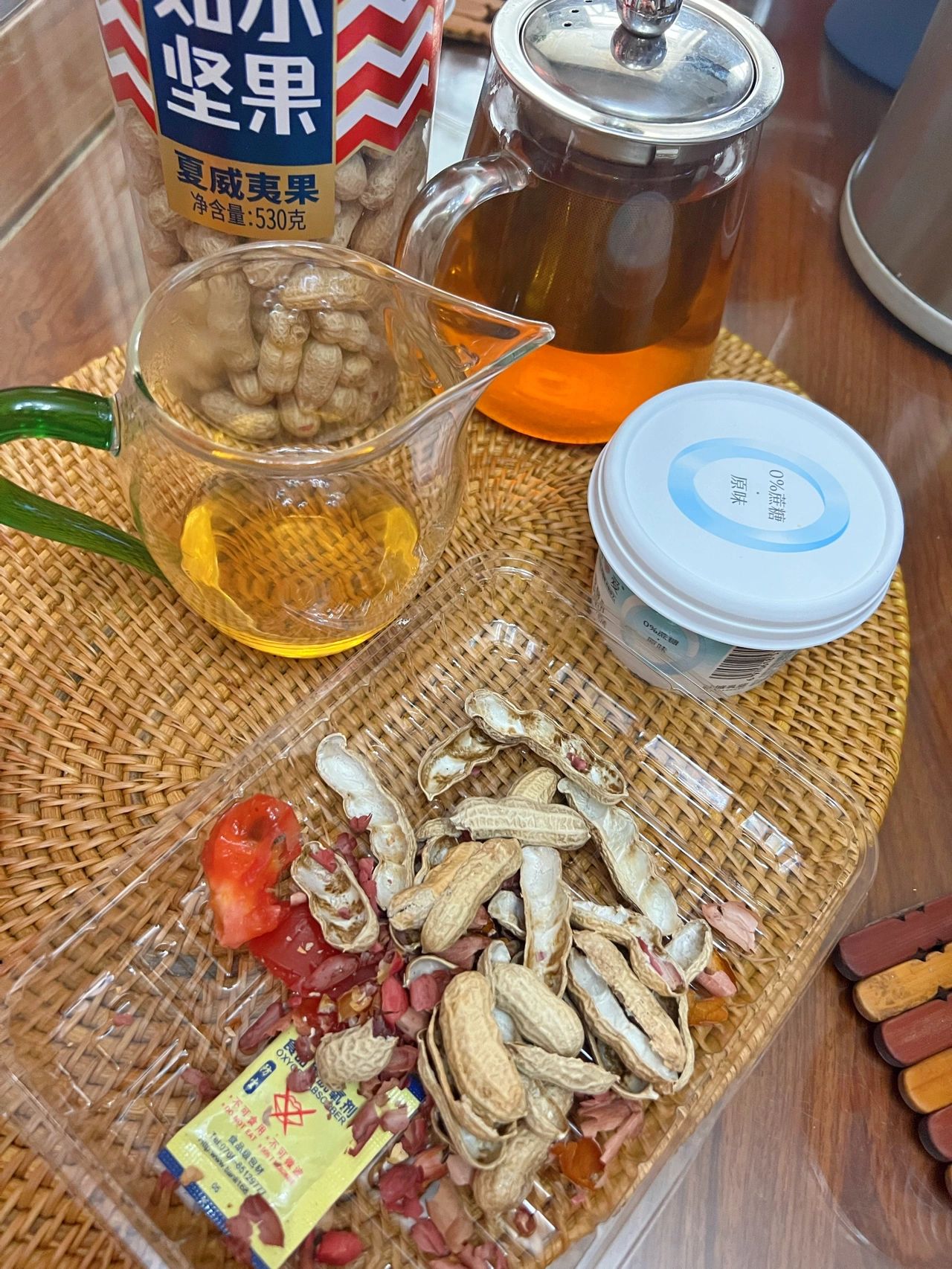喝茶茶具茶生活茶艺水果零食晚饭(川北涼粉)-喵神素材库