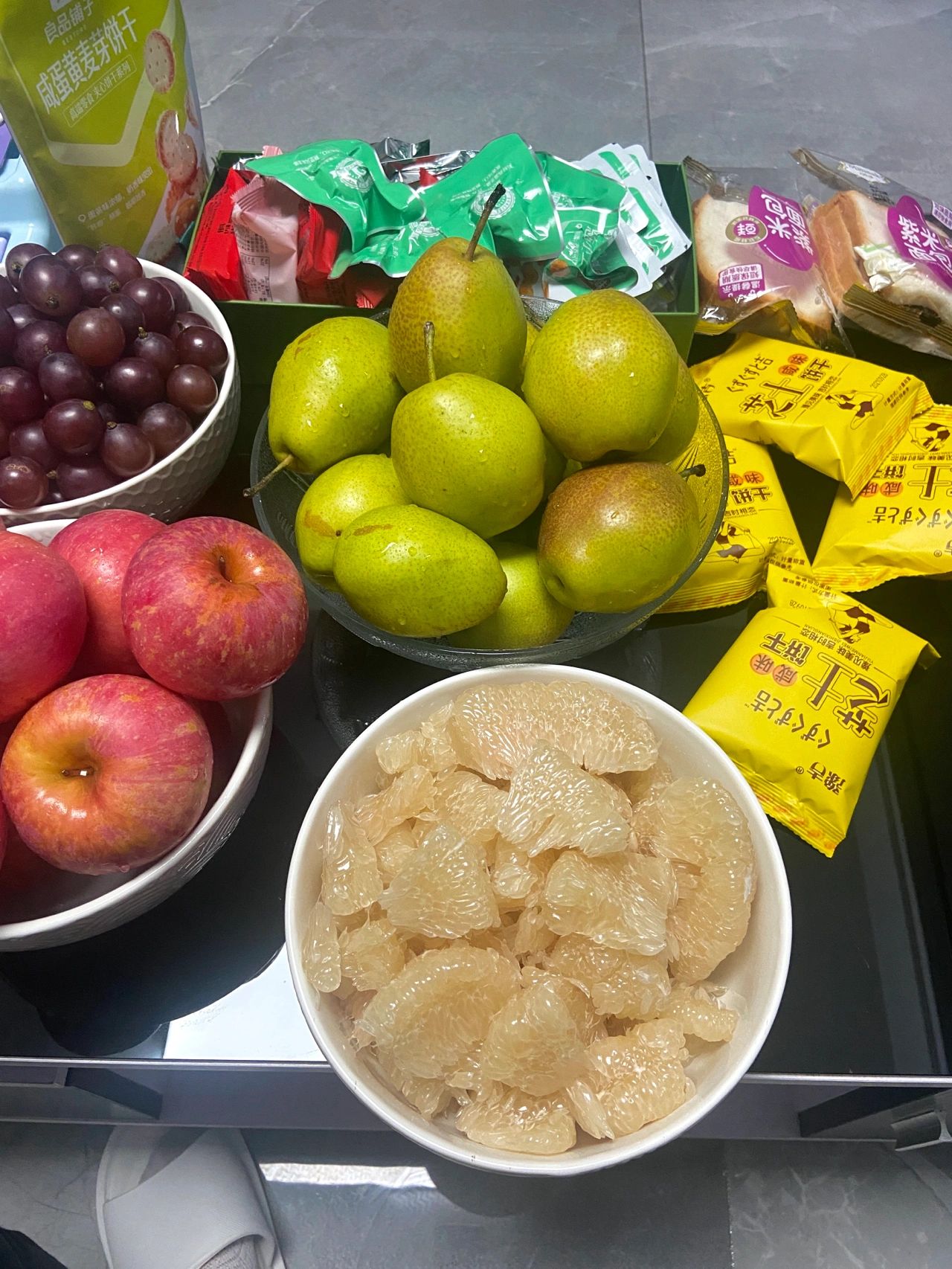 水果果盘购物零食( 水果拼盘)-喵神素材库