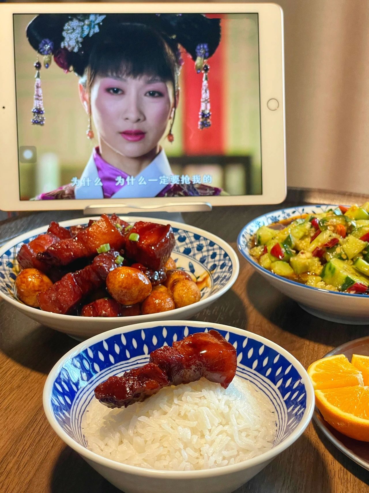 做饭午饭家常饭水果追剧(今天也要好好吃饭)-喵神素材库