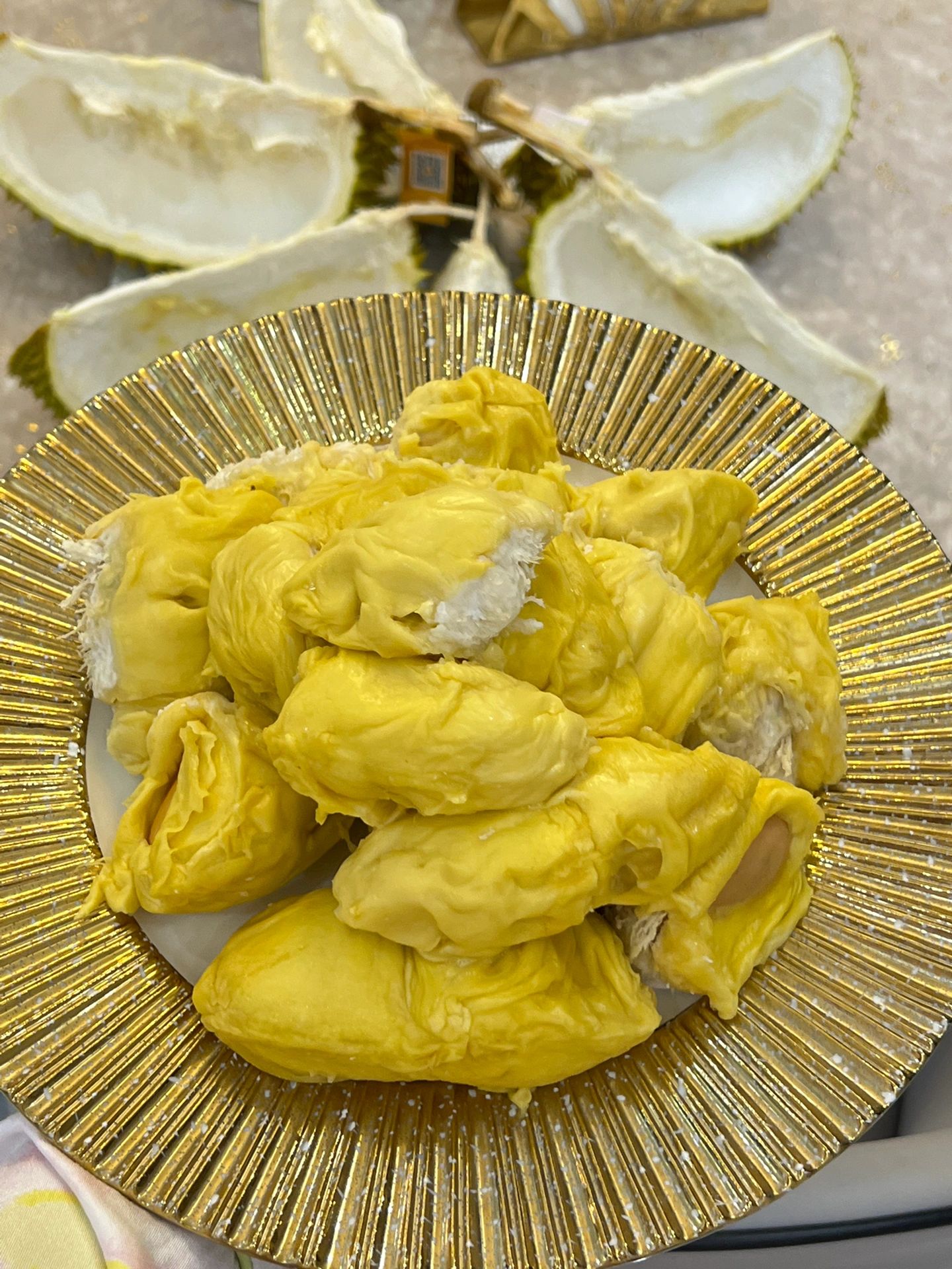 水果榴莲日常(现在整个家里都飘着榴莲的香味 奶香奶香的)-喵神素材库
