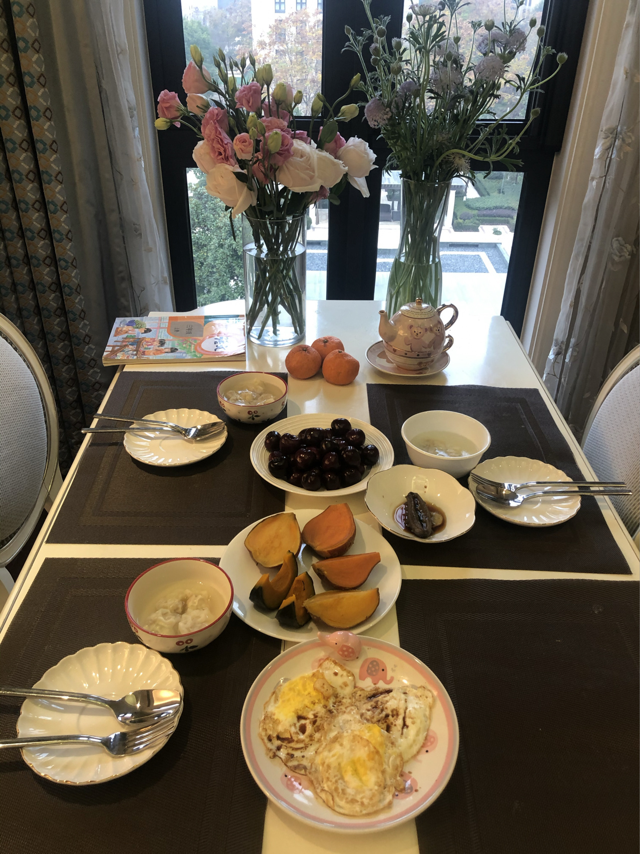 南瓜鸡蛋水果读书故事诗(为你读一首诗。和你吃一顿早餐。生活，可以美好到让你微笑。 )-喵神素材库