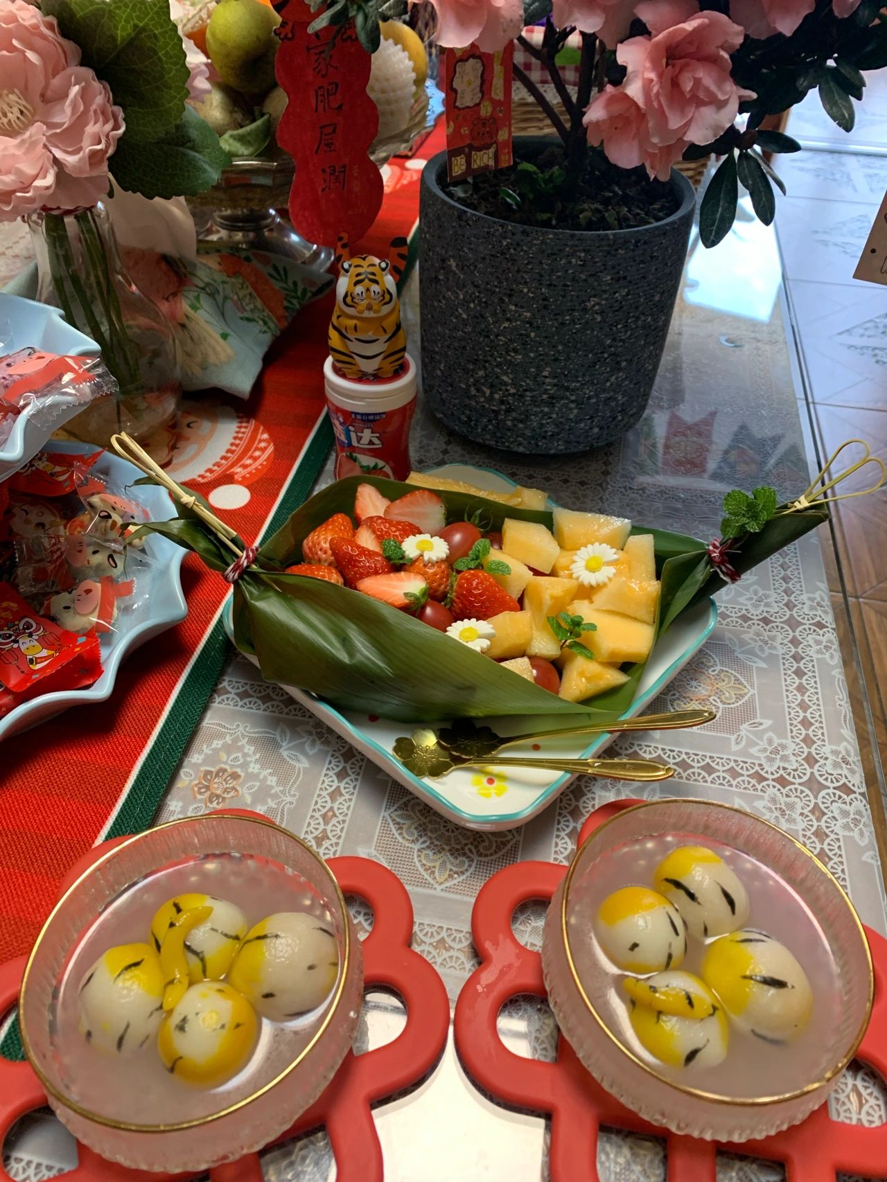 汤圆水果草莓哈密瓜(元宵 )-喵神素材库