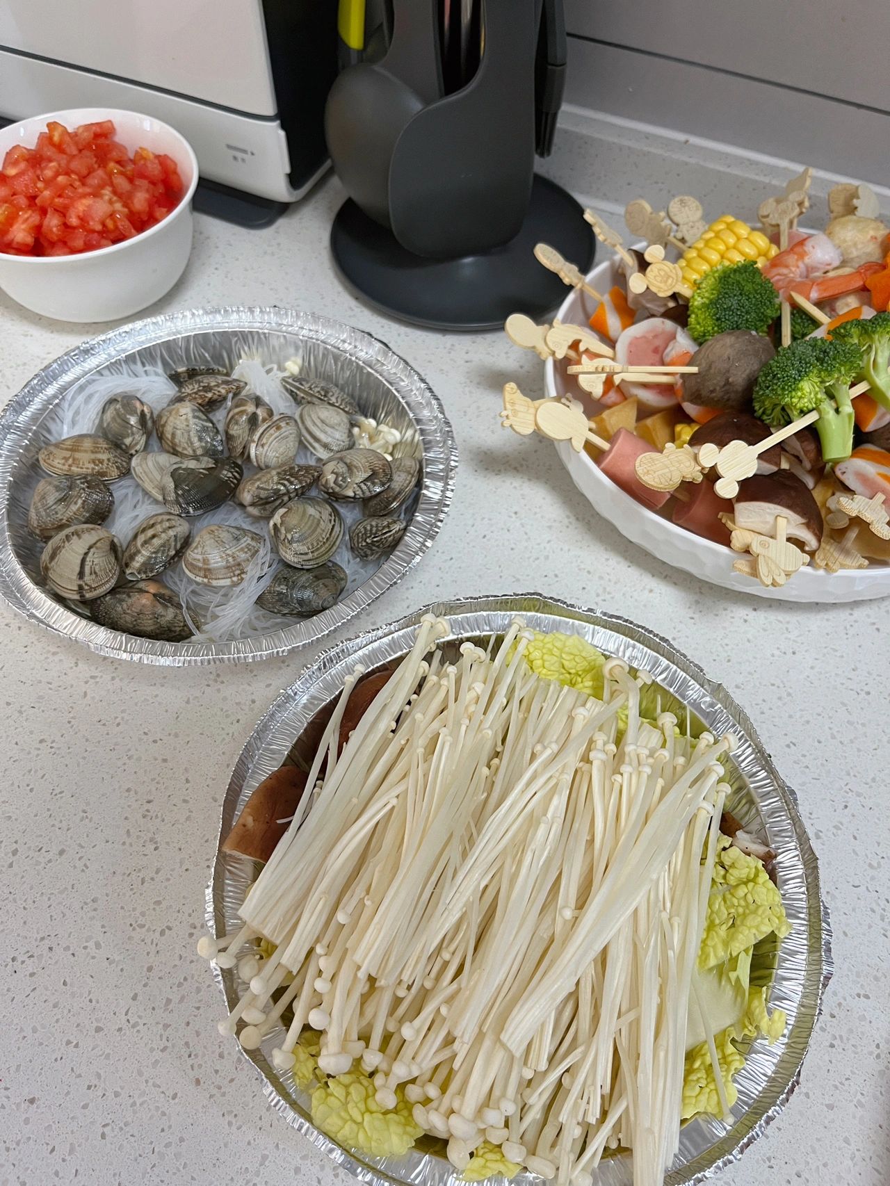 做饭晚饭家常饭水果(今天晚餐长这样 )-喵神素材库