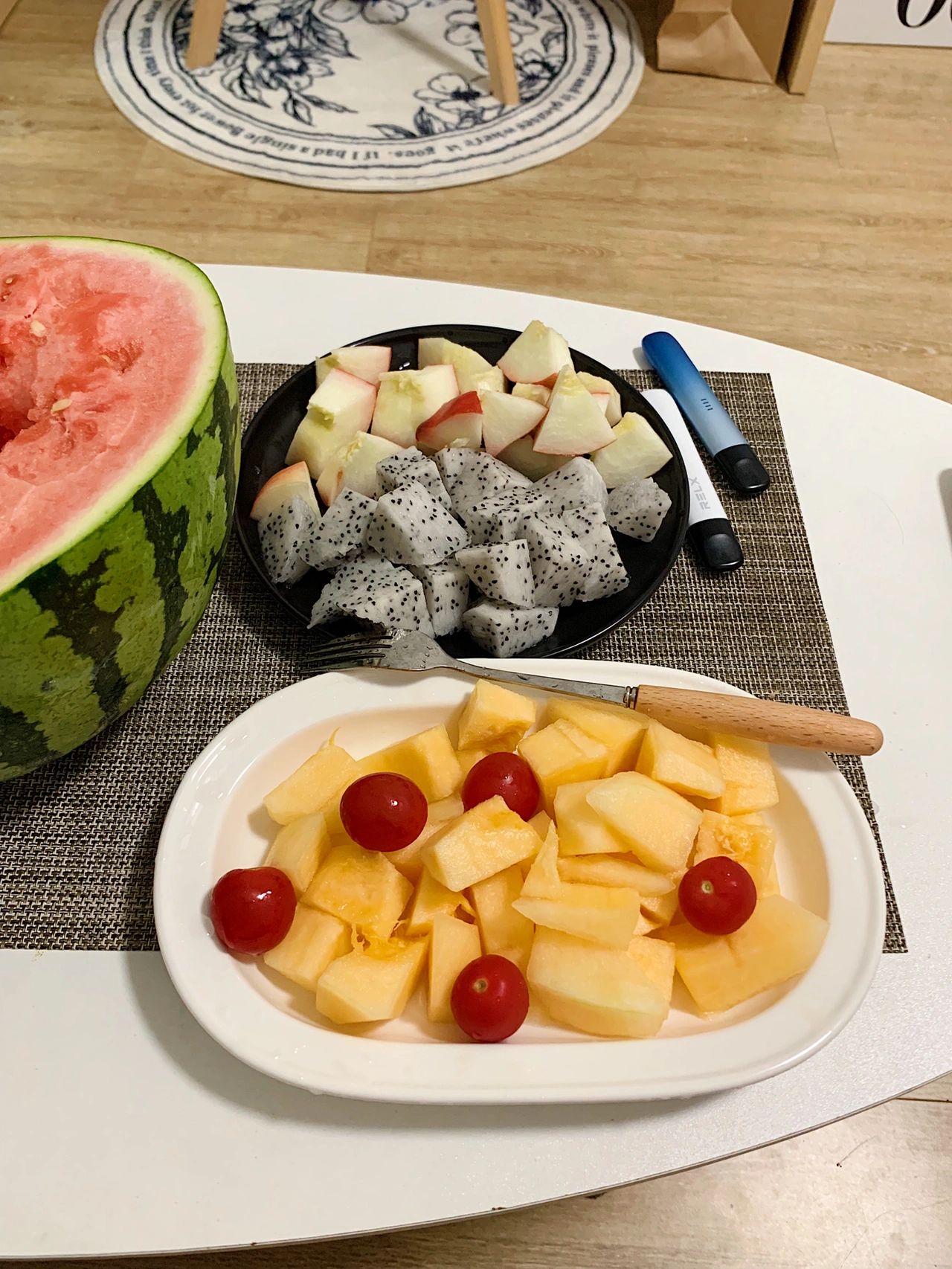 减肥餐减脂餐水果果拼(最近太忙都没好好吃水果补充Vc啦)-喵神素材库