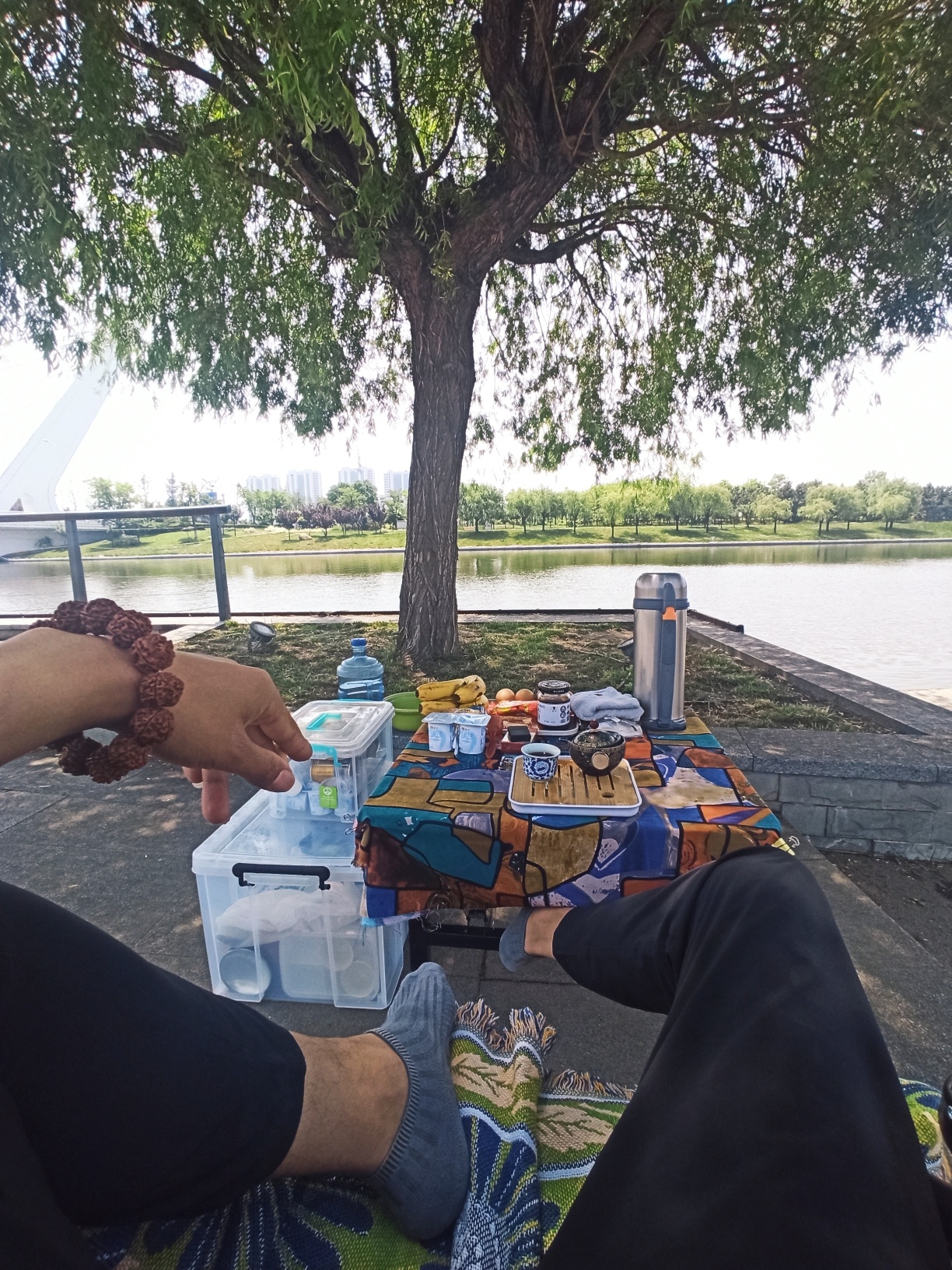 喝茶露营美食水果( 一起露营看风景)-喵神素材库