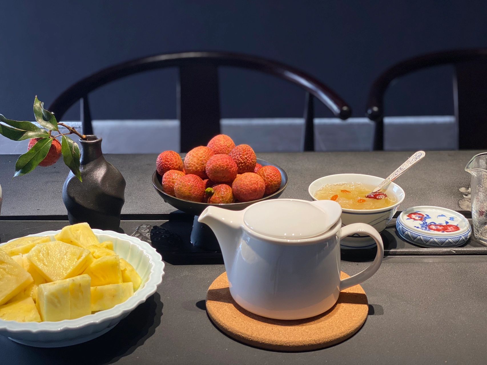 喝茶茶具茶生活茶室茶艺插花水果(喝茶日常\\t )-喵神素材库