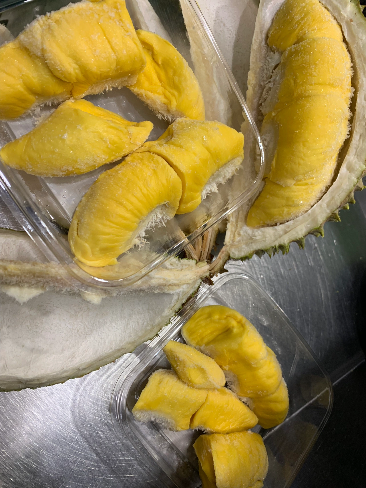 4猫山榴莲 美食水果 (开榴莲 )-喵神素材库