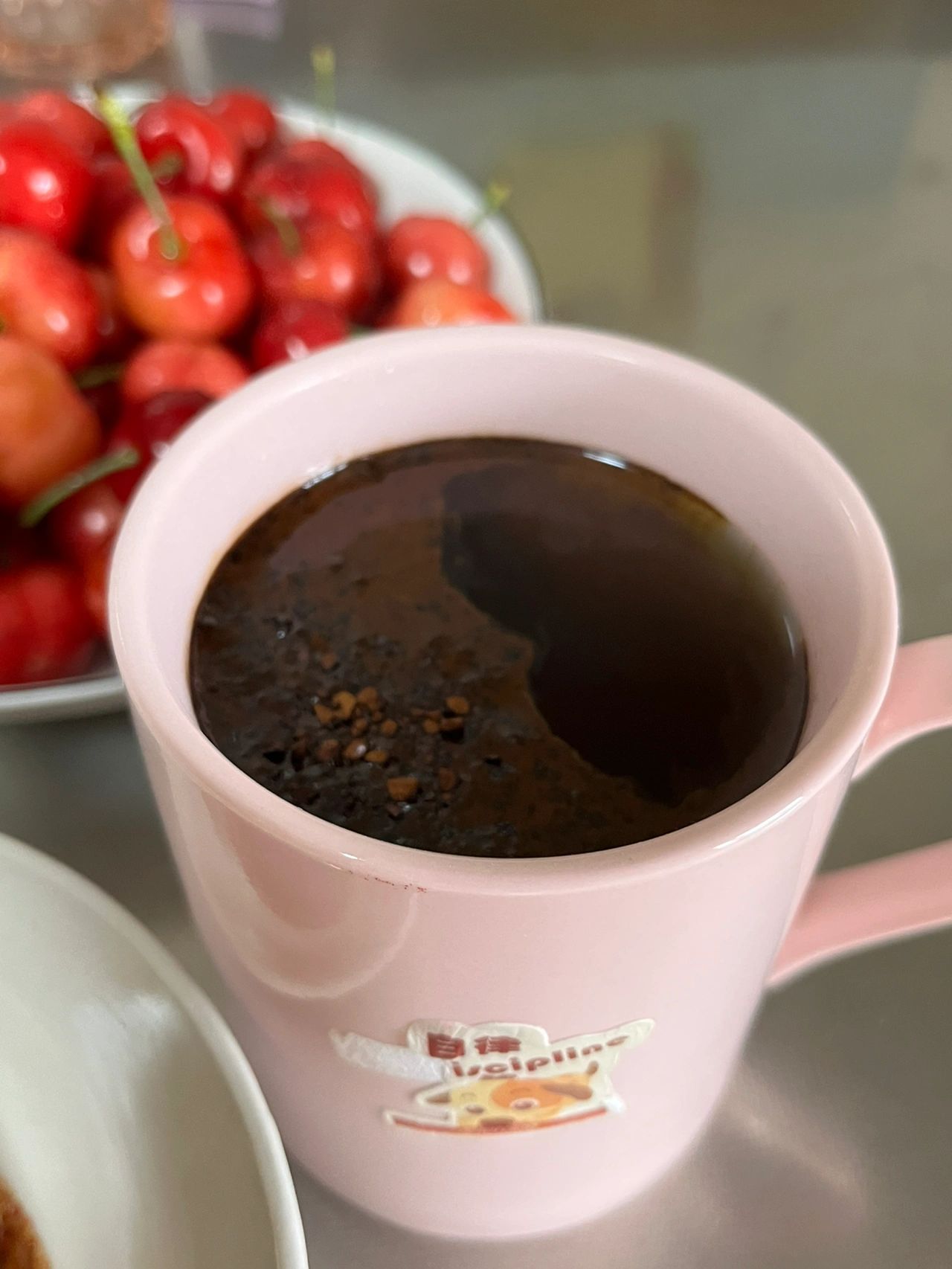午餐水饺水果咖啡减肥餐(苦涩的黑咖啡)-喵神素材库