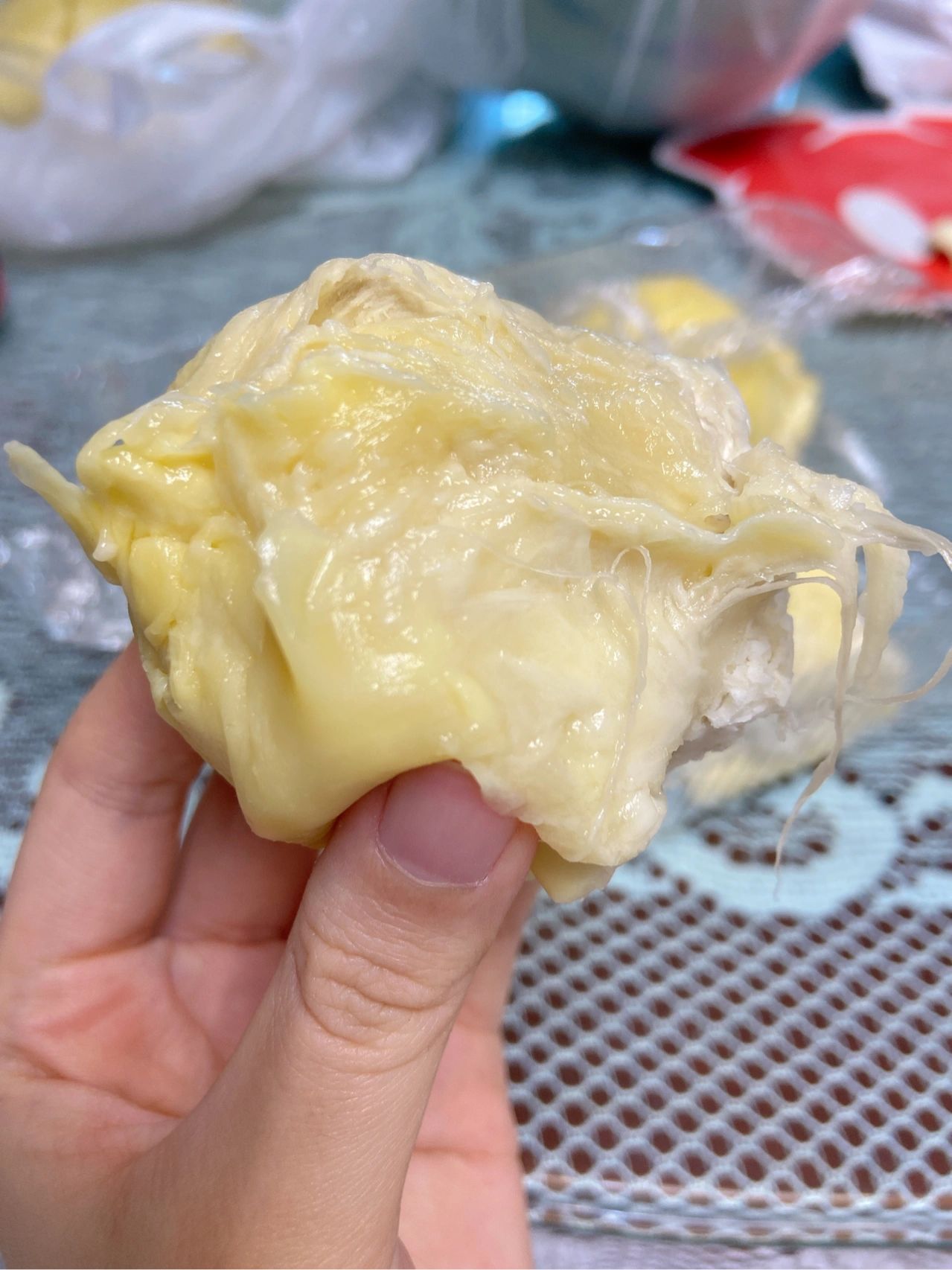 水果榴莲金枕榴莲(今天买的这个榴莲超级软糯香甜 真是太好吃啦)-喵神素材库