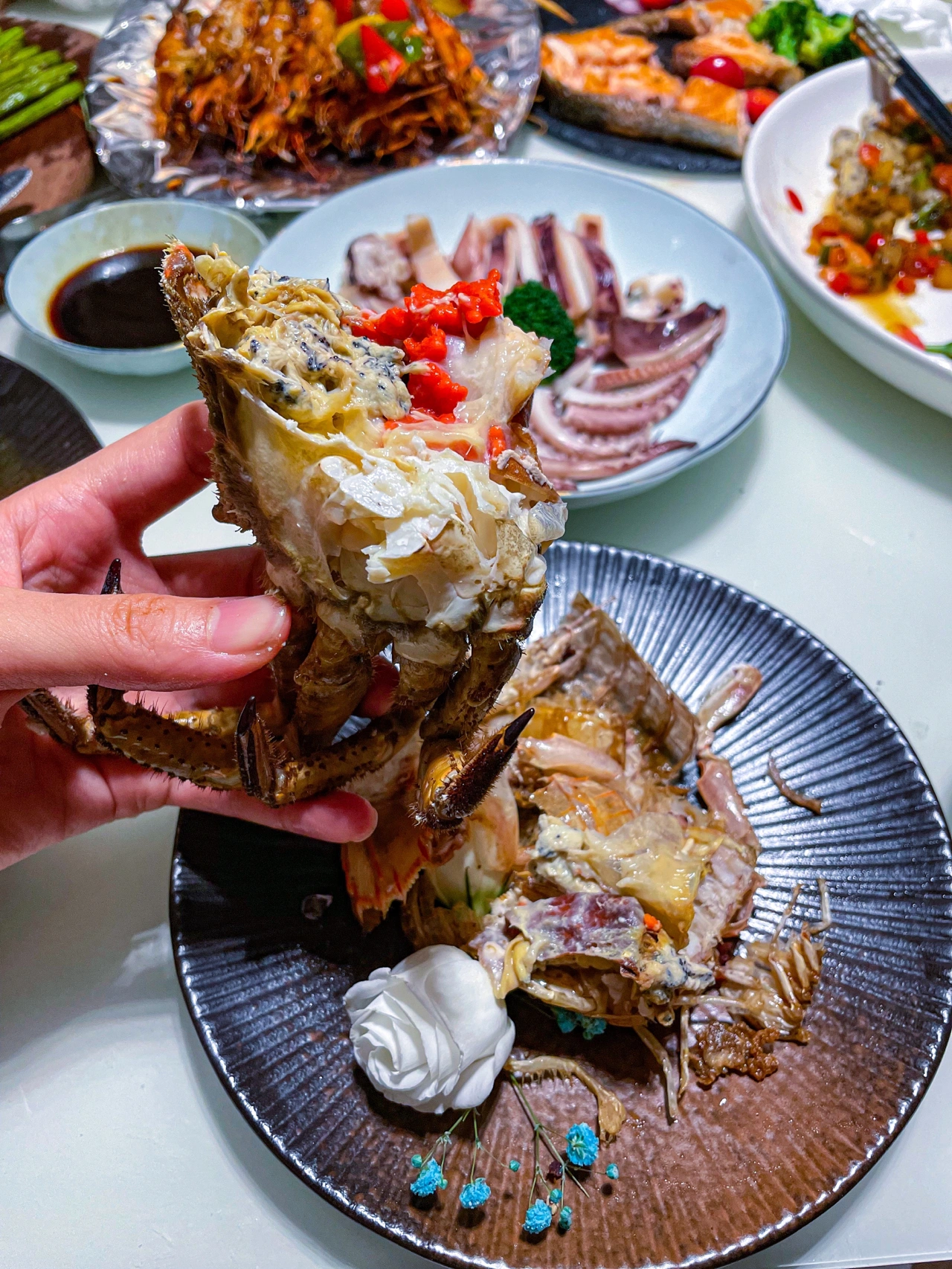 2家宴美食聚餐晚餐晚饭日常水果烧烤海鲜(家宴  )-喵神素材库