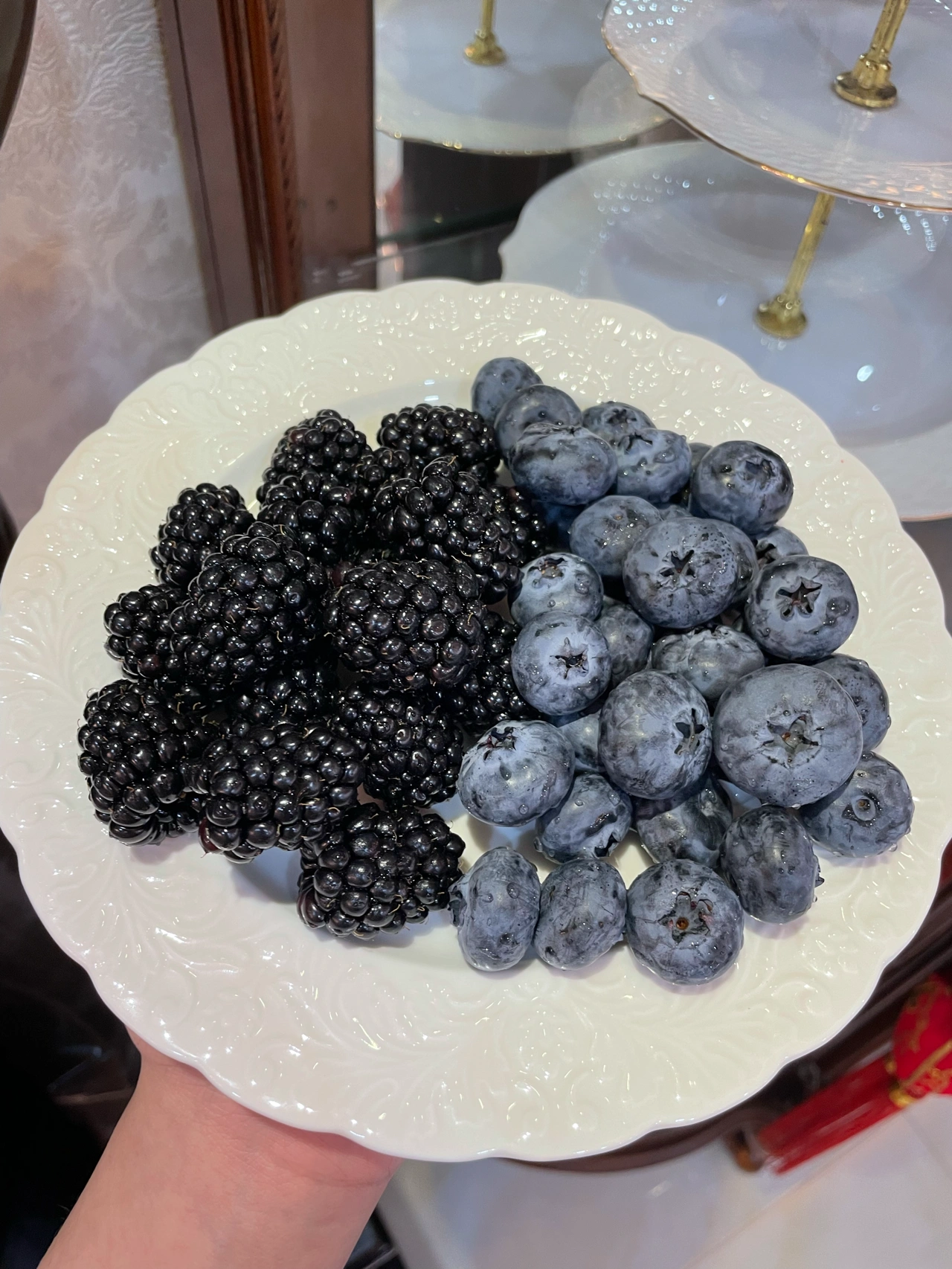 黑莓蓝莓水果精致生活加餐(把莓子吃完就没烦恼啦)-喵神素材库