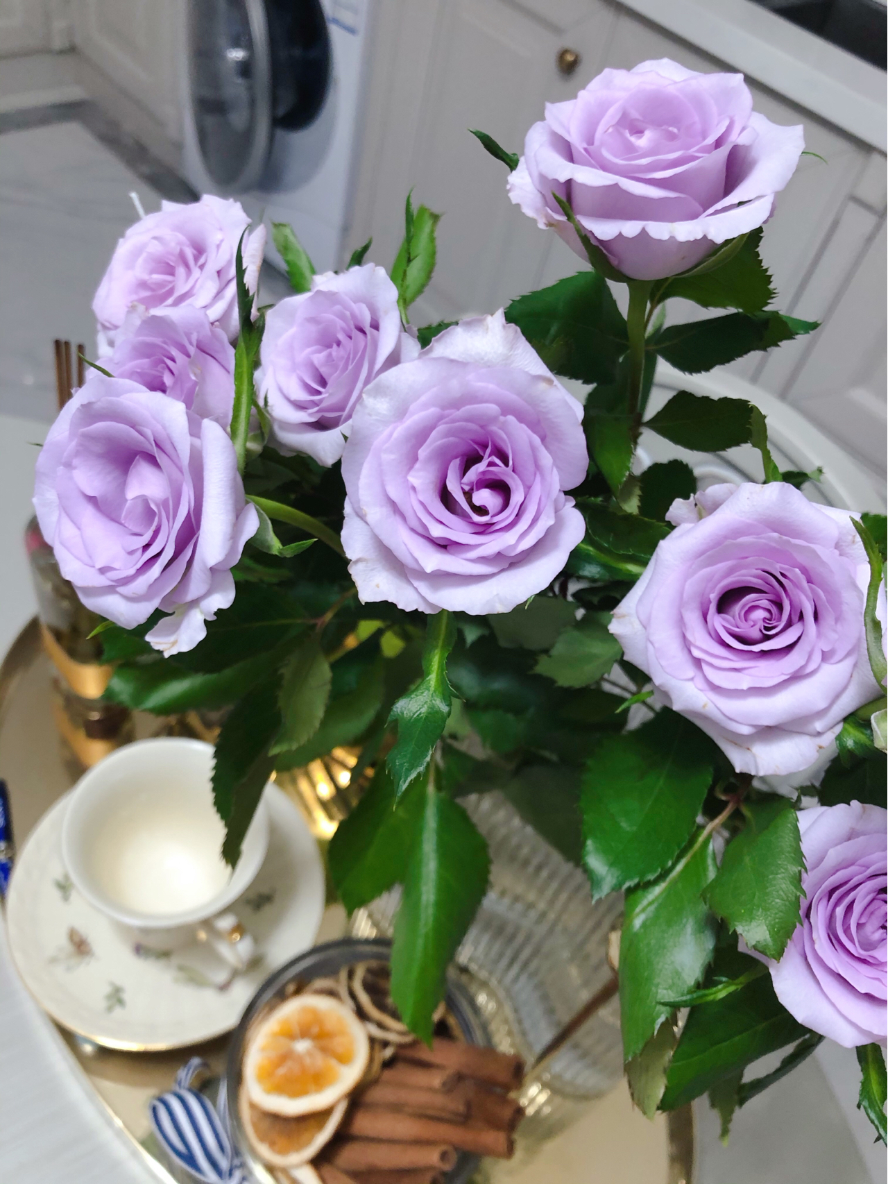 整理收纳布置鲜花插花厨房( 无意间买的超级小可爱)-喵神素材库