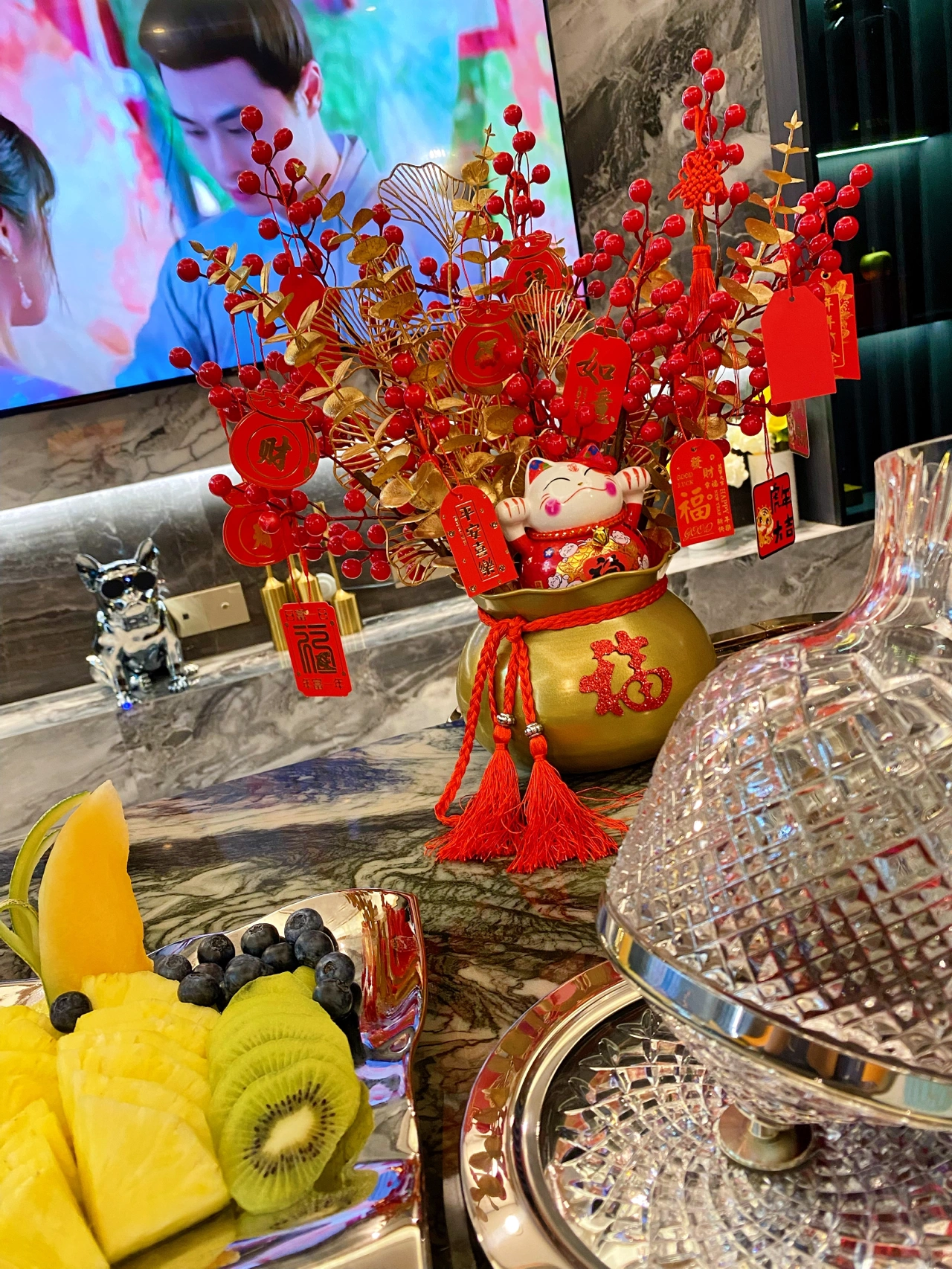 酒(愿新的一年，所愿皆如愿。年年皆胜意，岁岁都欢愉。)-喵神素材库