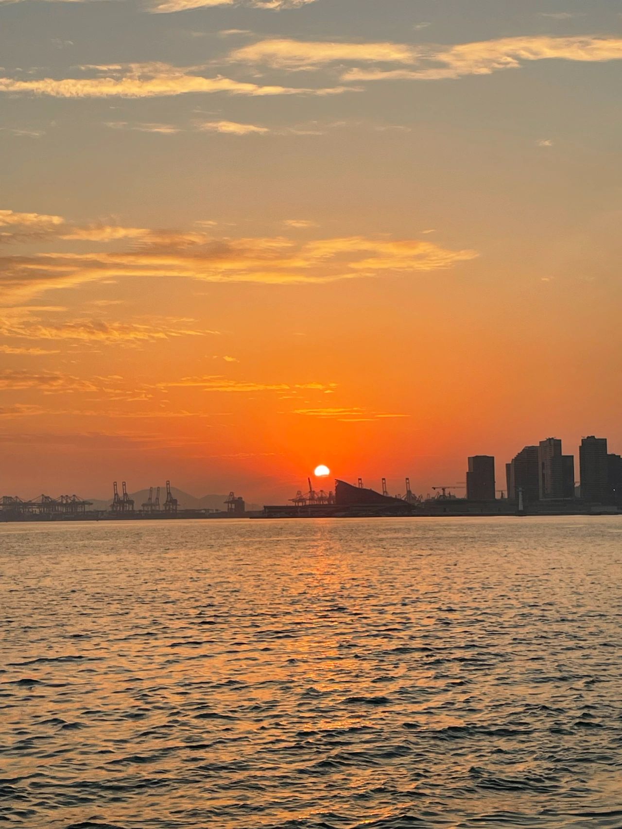 落日余晖夕阳黄昏晚霞天空火烧云摄影拍照( 一起看日落的人比日落更浪漫)-喵神素材库