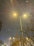 3下雪雪景深夜冬天(半夜雪花飘！ )-喵神素材库