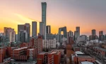 2北京日落晚霞黄昏记录我的城市周末(20看第一场日落  )-喵神素材库