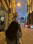 3夜景拍照上海外滩东方明珠(不想回家，想散心)-喵神素材库