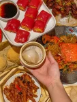 3美食聚会上海店名避风塘金牌店(红色元素复古国潮风)-喵神素材库