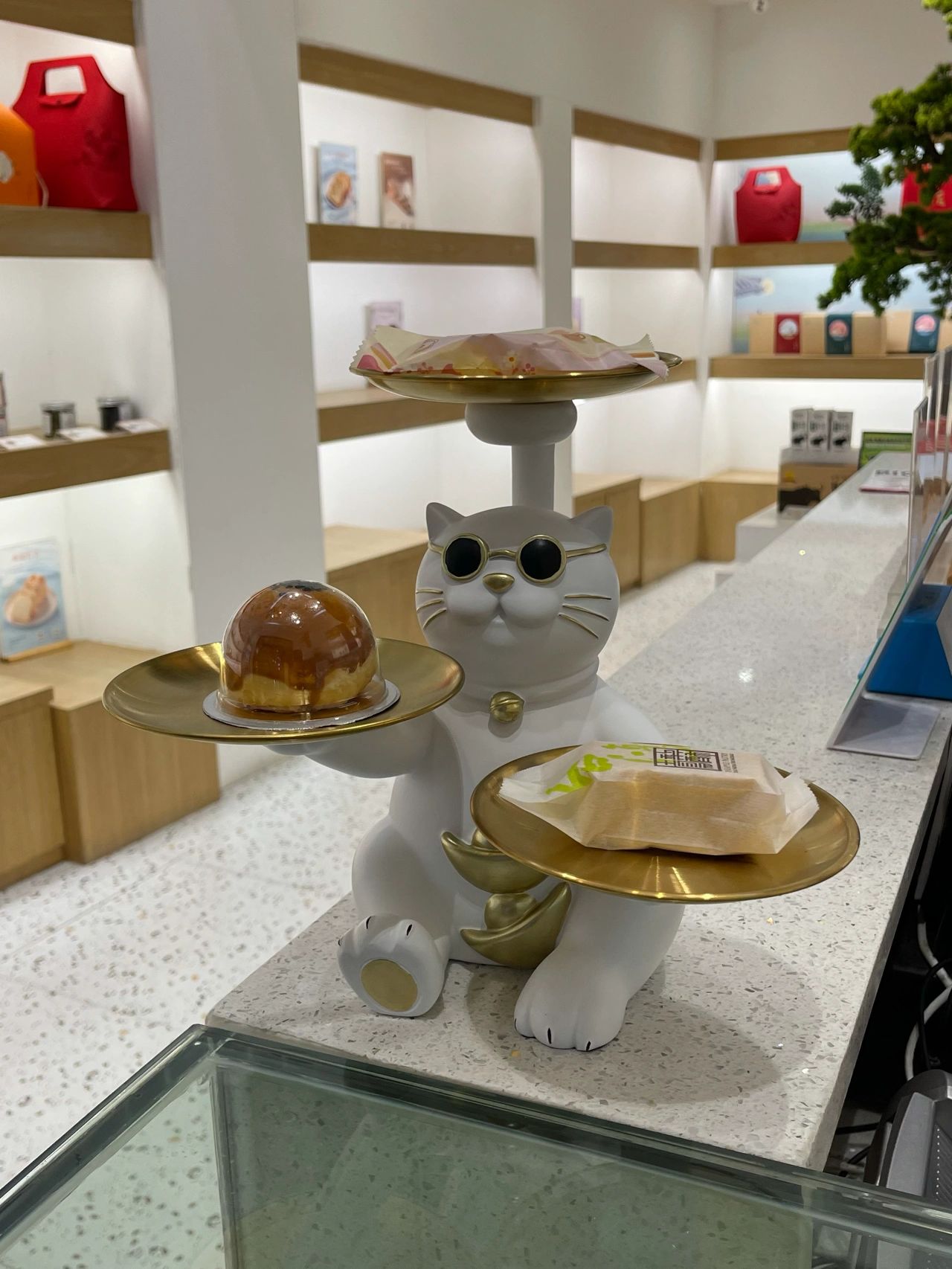 面包店甜品美食招财猫 (招财猫 )-喵神素材库