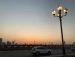 3摄影拍照落日广州滨江路海心桥小蛮腰( 趁着好天气漫步)-喵神素材库