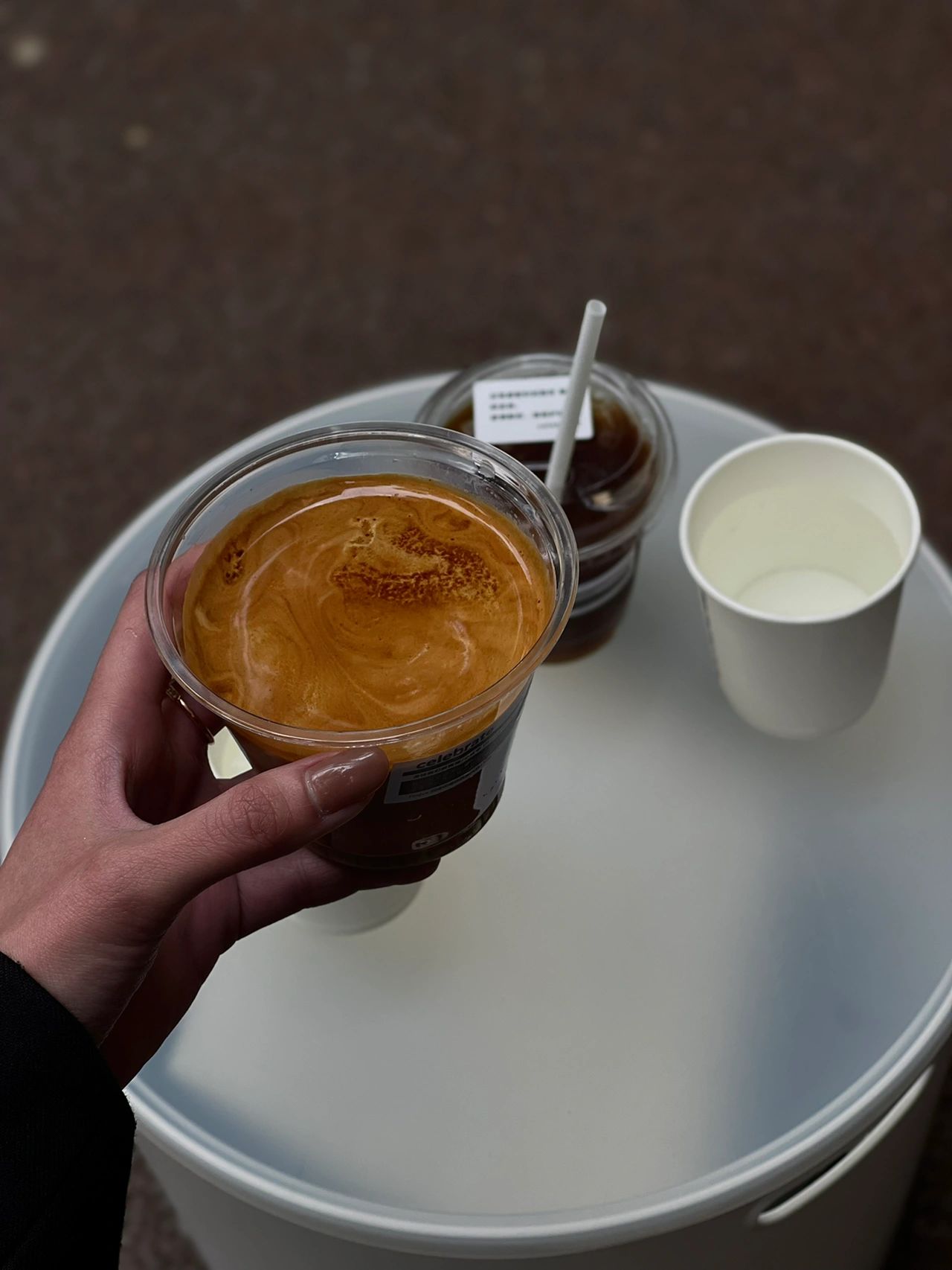 咖啡饮品饮料( 奶自调加了香草甜了… … 就尝个味吧 )-喵神素材库