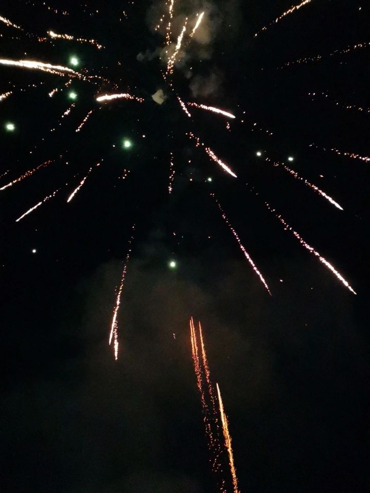 晚上烟花夜景(烟花就是年。)-喵神素材库