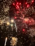 晚上夜景拍照烟花(一起看烟花)-喵神素材库
