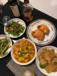 做饭晚饭家常饭螃蟹红酒洋酒(最近螃蟹吃腻了 )-喵神素材库