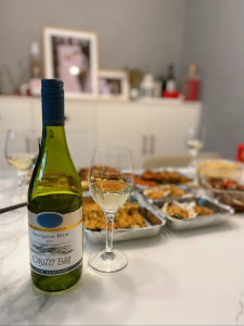 香槟酒美食约会(今夜来一杯微醺酒)-喵神素材库
