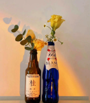 酒瓶插画(宫崎骏说:“其实和谁在一起，都会吵架，闹分离。那不如把这一生，留给那个吵很多次，分很多次，却依旧不愿离开的人” )-喵神素材库