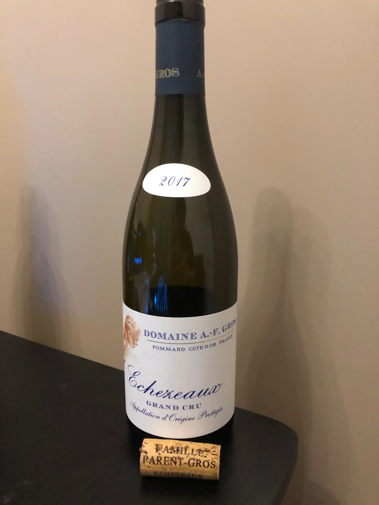 3喝酒红酒葡萄酒品酒Domaine A.F. Gros echezeaux grand cru 2017(呈宝石红色 酒体偏轻 蓝莓 碎石 青草香气突出 再带有一点花香和复杂浆果香气 平衡度不错 果香很足 花香果香足 长度很好挺好喝 各方面都不错)-喵神素材库