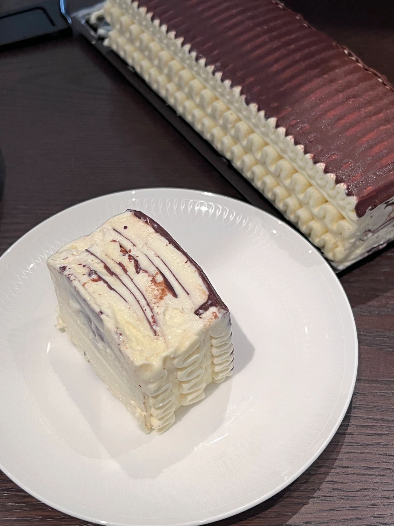 蛋糕甜品下午茶(香草冰淇淋蛋糕)-喵神素材库
