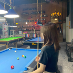 桌游台球周末美女(有空一起打台球呀 )-喵神素材库