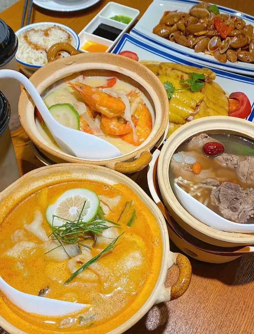 美食晚餐朋友聚会(有人给你们灌鸡汤，有人给你们下猛药。)-喵神素材库