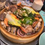 朋友聚会美食海鲜龙虾(海鲜味道不错 )-喵神素材库