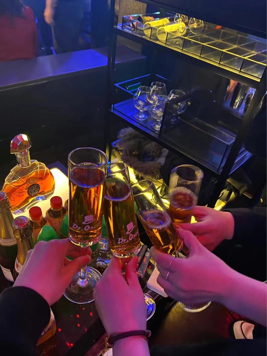 酒吧酒馆喝酒朋友聚会闺蜜聚会(地久天长,我就递酒,日饮夜饮前程似锦,日醉夜醉长命百岁,)-喵神素材库